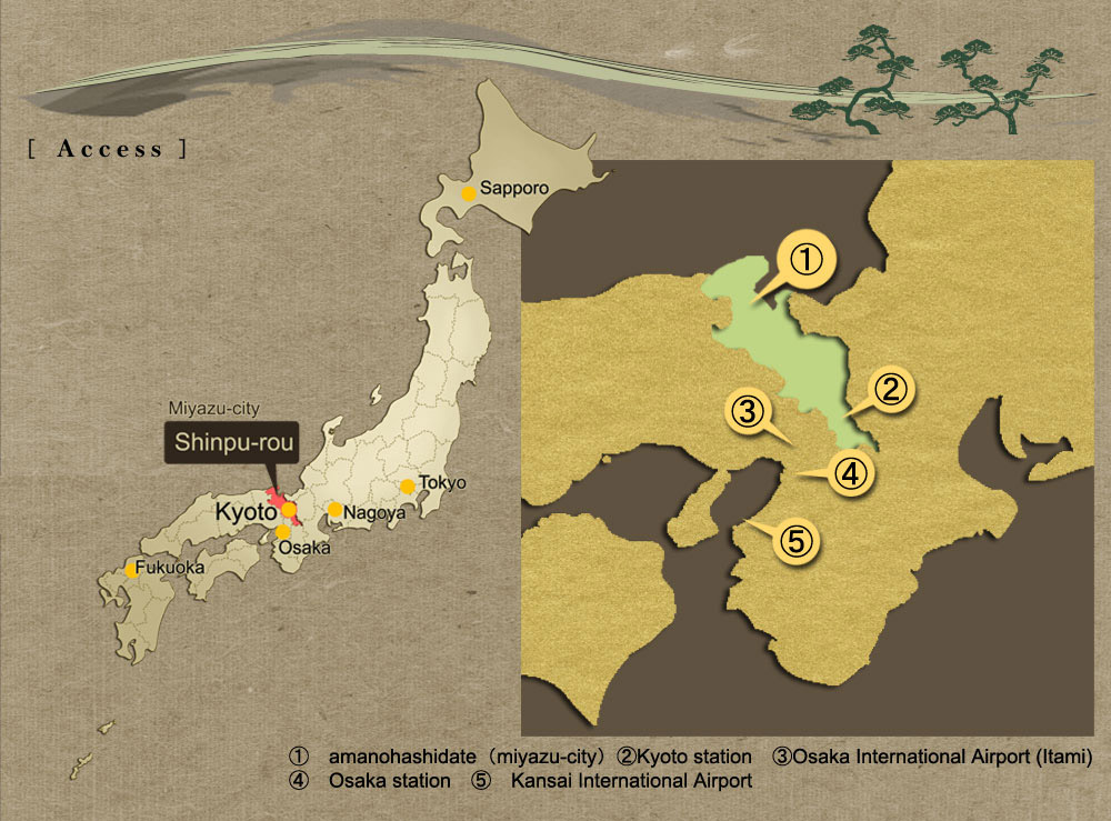amanohashidate access map